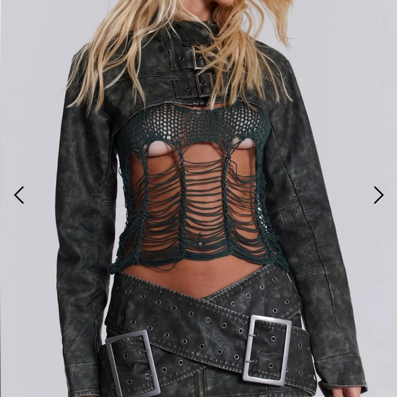 Jaded London Dresses & Skirts - Jaded Ldn Moto Set